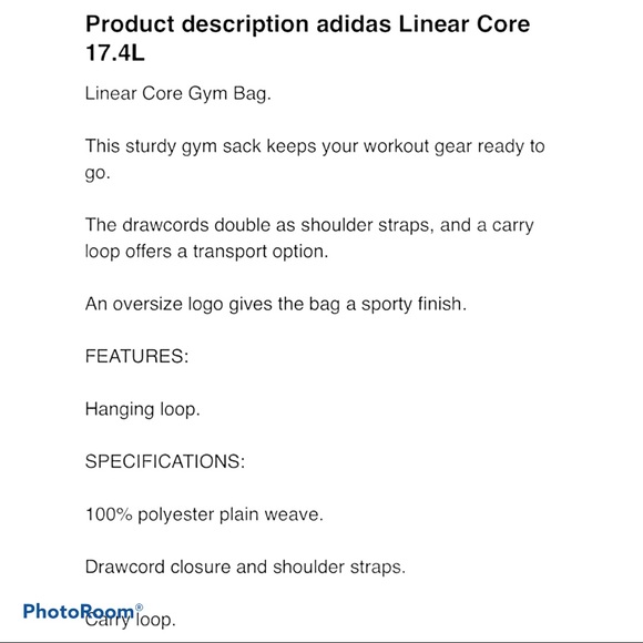Adidas Linear drawstring bag - Picture 8 of 9